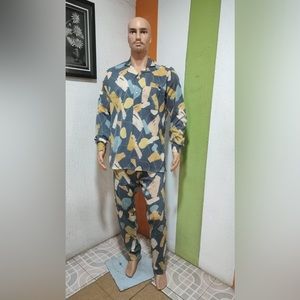 AFRICAN DRES'S SHIRT COMES WITH MATCHING TROUSERS BY YATCHY VIBEZ 🅿️🅰️🆔 WEARZ